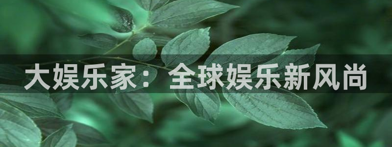 杏悦体育平台注册：大娱乐家：全球娱乐新风尚